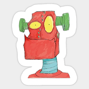 Robo Red Sticker